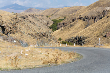 View of the mountains in Armenia
