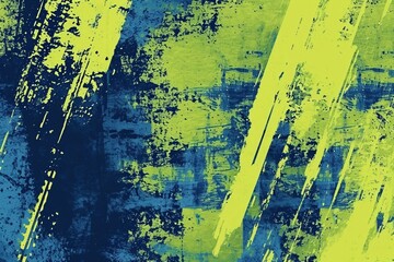 Neon Fusion: Grunge Blue and Neon Green Trendy Texture, Tailored for Extreme Sportswear, Racing, Cycling, Football, Motocross, Basketball, Gridiron, and Travel. A Bold Backdrop or Wallpaper