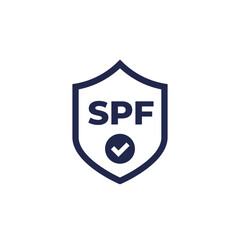 SPF icon with a shield