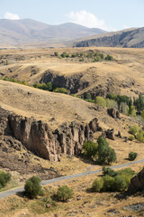 View of the mountains in Armenia