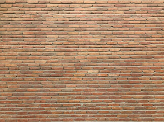 Grungy old brown brick wall texture background for abstract pattern, design cover
