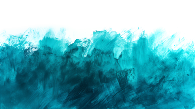 abstract turquoise teal brushstrokes transparent texture