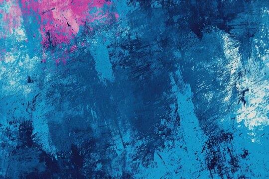 Grunge neon blue and neon pink trendy texture for extreme sportwear, racing, cycling, football, motocross, basketball, gridion, travel, backdrop, wallpaper © Martin