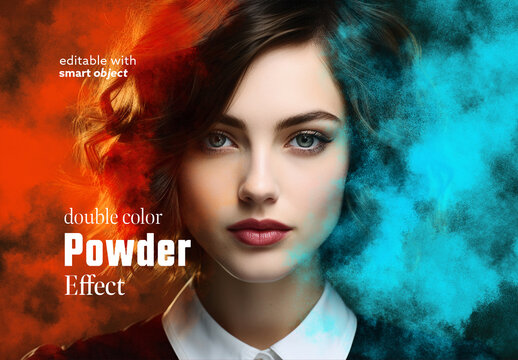 Double Color Powder Effect