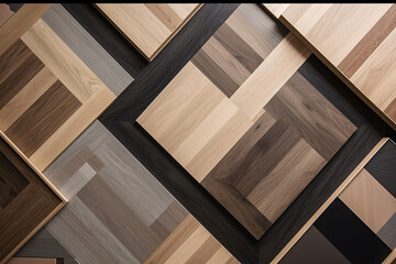 floor tiles, wooden background