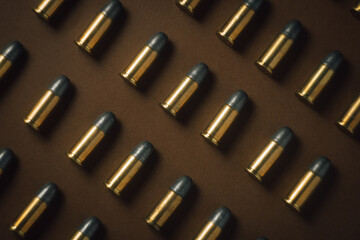 close up of a bullet