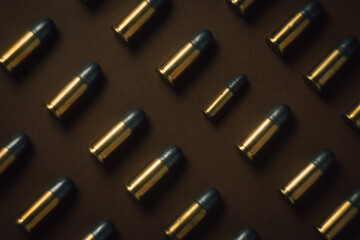 close up of a bullet