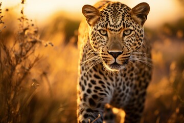 beautiful leopard in the wild