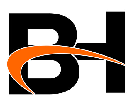 NEW BEST BH creative initial latter logo.BH abstract.BH latter vector Design.BH Monogram logo design .company logo
