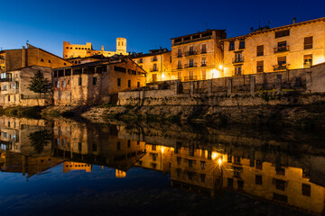 Valderrobres at Night, Aragón, Teruel, Spain