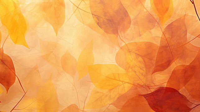vibrant abstract autumn background illustration seasonal fall, artistic texture, design orange vibrant abstract autumn background