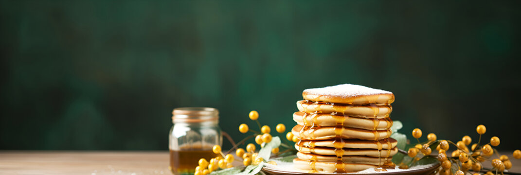 Pancake Day and Mardi Gras traditional food.