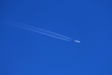 plane in the sky