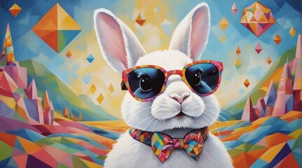 easter bunny in a basket