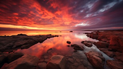 "Cinematic Skies Photo": Showcase dramatic and colorful skies during sunrise, sunset, or stormy weather, creating a sense of wonder and emotion with a monotone fee