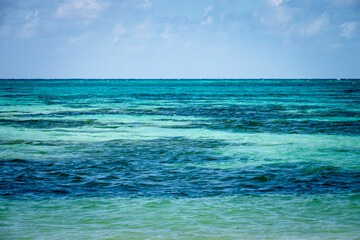Obraz premium beach of San Andres island in Colombia in tourism season