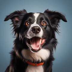 Fototapeta premium portrait of a black dog
