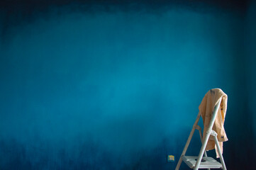 Blue Wall paint and renovate