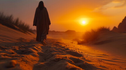 40 days in the desert, Jesus Christ is tempted in the desert