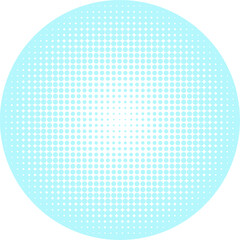 Fototapeta na wymiar Gradient halftone dots background illustration. blue dots halftone texture transparent, png. Pop Art halftone pattern.