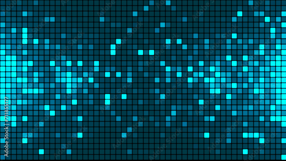 Fototapete seamless abstract background of turquoise squares. abstract gradient background. background for web 