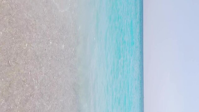 View of the amazing Oludeniz beach and the Blue Lagoon, the best beach in Turkey, Fethiye. Kidrak Beach. Mediterranean bays with blue water. Oludeniz Lagoon. Turkey. 4K