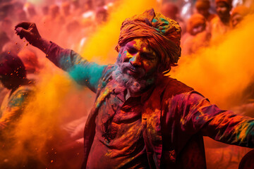 Radiant Smile During Holi