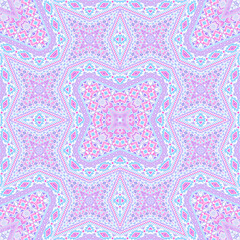 Persian seamless pattern graphic design. Modern geometric background. Carpet print in ethnic style.