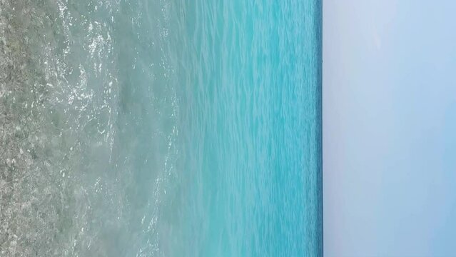 View of the amazing Oludeniz beach and the Blue Lagoon, the best beach in Turkey, Fethiye. Kidrak Beach. Mediterranean bays with blue water. Oludeniz Lagoon. Turkey. 4K
