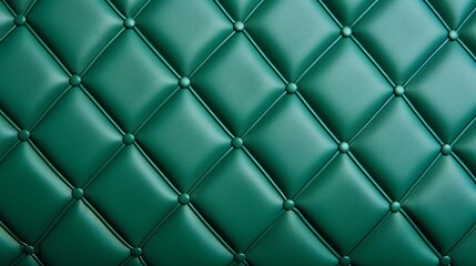 Captivating green leather texture with background design for use as a backdrop or wallpaper