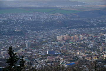 view from the mountain to Pyatigorsk