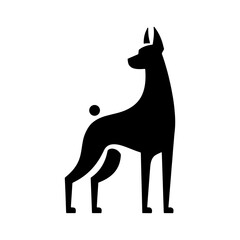 dog silhouette, imagen de perro 