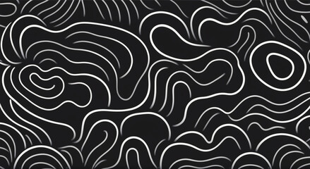 black and white seamless pattern