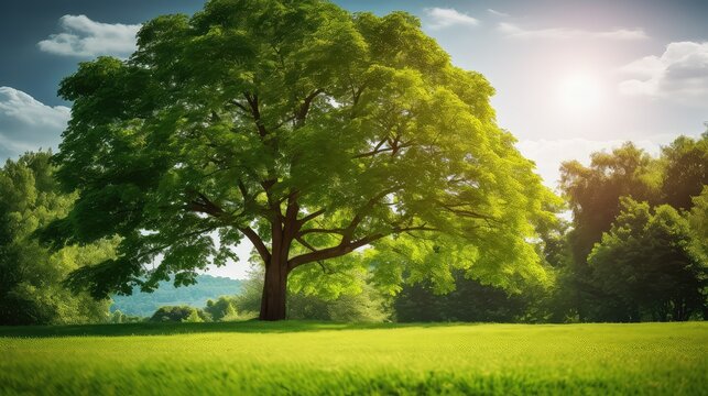 leaves tree summer background illustration sunlight shade, forest park, relaxation tranquility leaves tree summer background