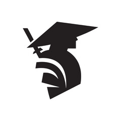 Samurai Logo icon, symbol