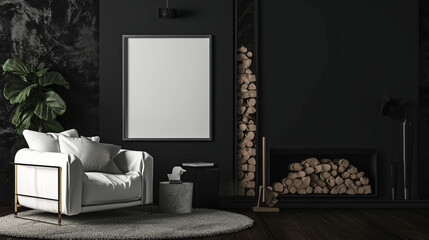 Empty background frame in modern room concept. Green room frame. Baby room frame. Photo frames. backgrounds