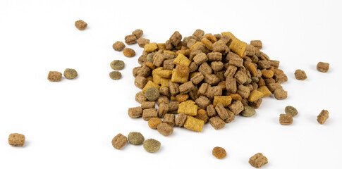 Dry food for cats. Food for pets.