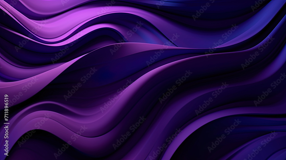 Wall mural Darklilac organic background with abstract forms, as the embodiment of nature - Wall murals