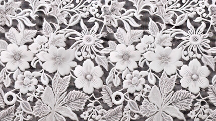 Lace fabric with an exquisite pattern and thin texture