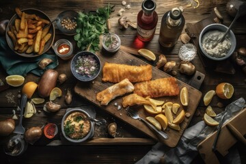 fish filet with potatoes