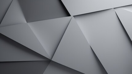 Minimalistic Clean Geometric Shapes on Gray Paper Abstract Background AI Generated