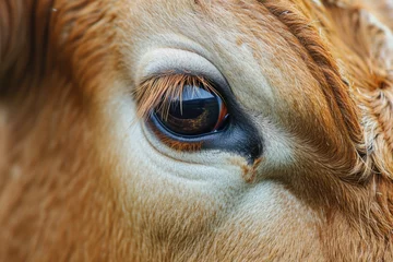 Foto op Aluminium Closeup of a Cow eye © B & G Media