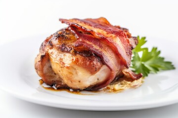 grilled chicken breast with bacon