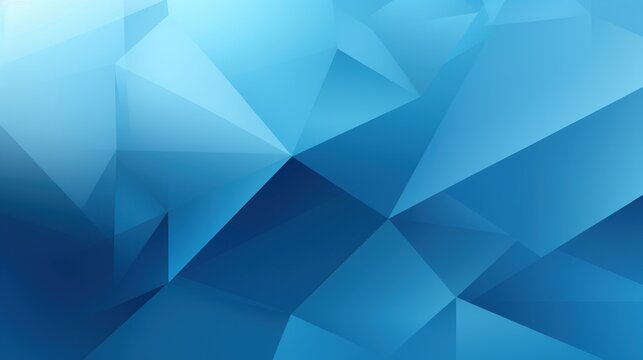 Minimal Blue Geometric Background for Business Presentations AI Generated