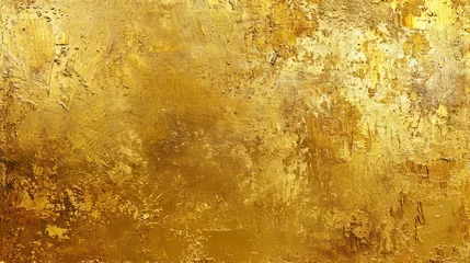 Fotobehang Abstract art print. Golden texture. Freehand oil painting. Oil on canvas. Brushstrokes of paint. modern Art. Prints, wallpapers, posters, cards, murals, rugs, hangings, prints © Orxan