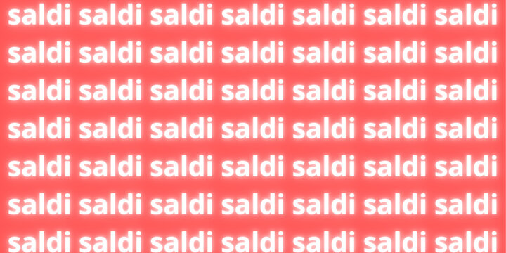 sfondo saldi rosso scritta bianca