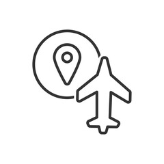 Air Port Location Icon