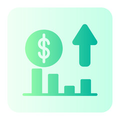 growth gradient icon