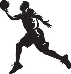 Sky Surge Dunk Vector Logo for Elevating Basketball Icons 