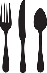 Gourmet Cutlery Insignia Stylish Vector Logo for Dining Excellence 